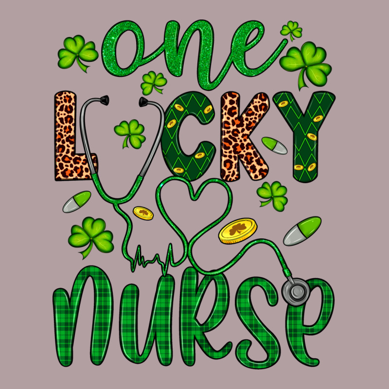 Leopard Glitter One Lucky Nurse Vintage Hoodie by Artiststas | Teevron