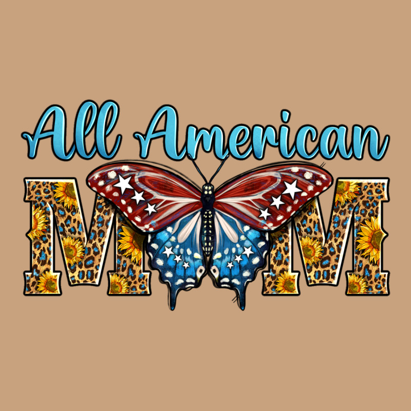 All American Mom American Flag Butterfly Vintage Tee by LillyAllenDesigns | Teevron