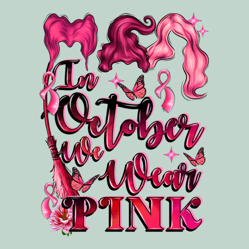 In October We Wear Pink Zipper Hoodie by LillyAllenDesigns | Teevron