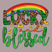 Western St. Patrick's Rainbow Lucky And Blessed Vintage Hoodie | Teevron