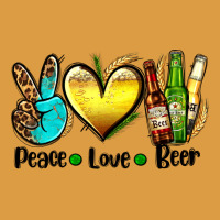 Peace Love Beer Urban Heavy Tee | Teevron