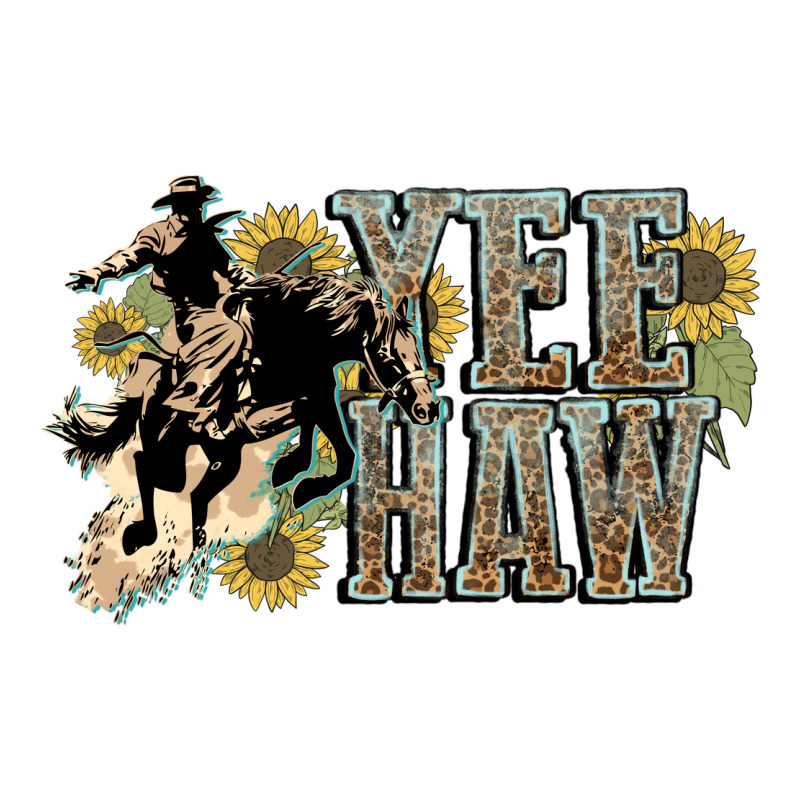 Yee Haw Cowboy Western Premium Hoodie by HowdyJamesFarm | Teevron