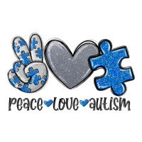 Peace Love Autism Classic Tee | Teevron