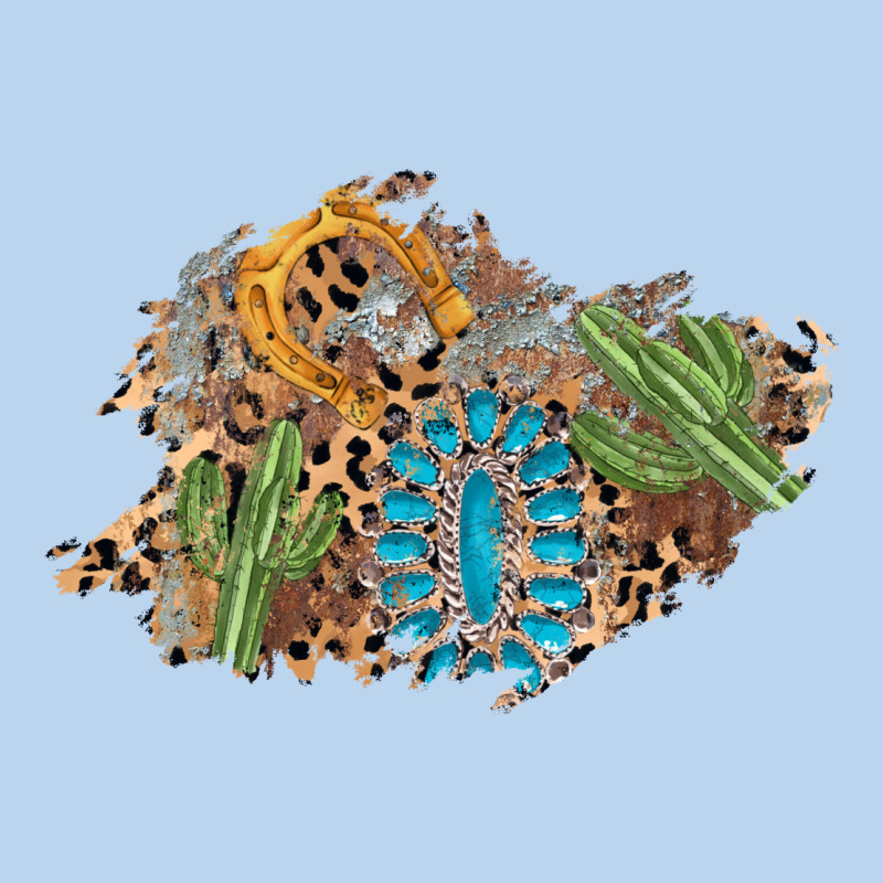 Horseshoe Leopard Gemstone Cactus Patch Classic Tee by AdoDesignShop | Teevron