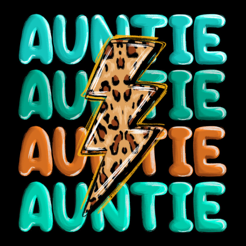 Auntıe With Lightning Bolt Long Sleeve Tee by MaliasSmallBusiness | Teevron