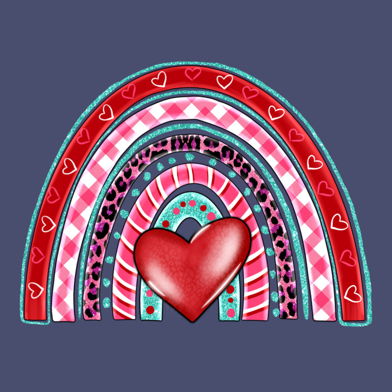 Valentine's Day Rainbow Vintage Tee by BarkalooDesign | Teevron