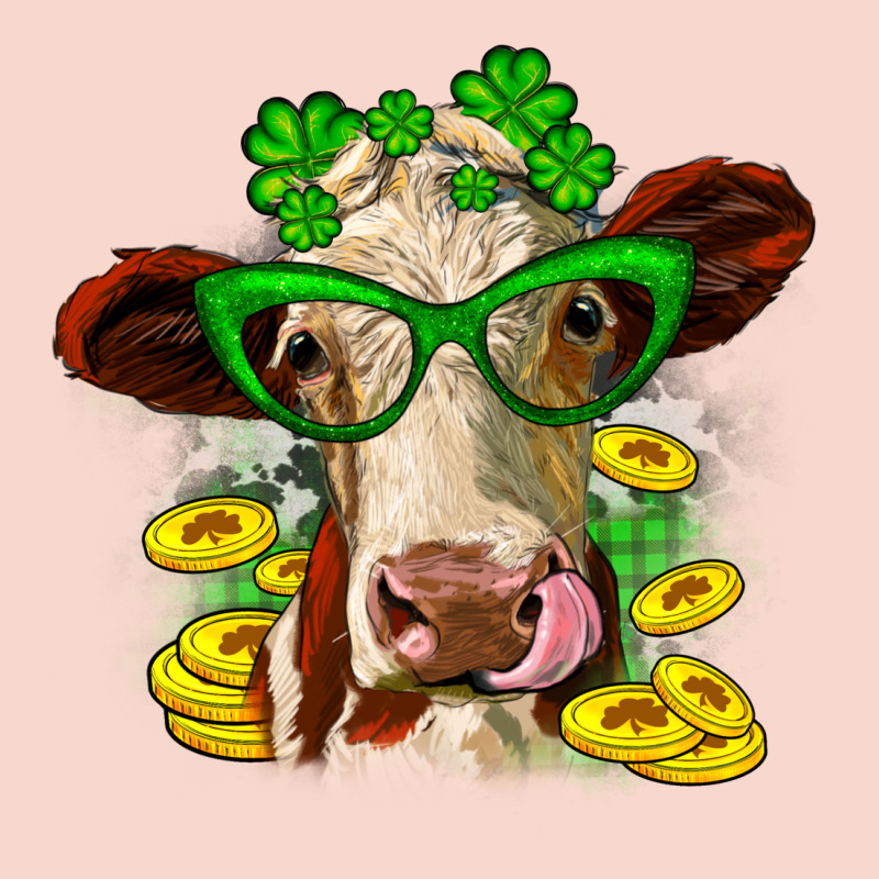 St. Patrick's Day Cow Urban Hoodie by OliviaCreatesArt | Teevron