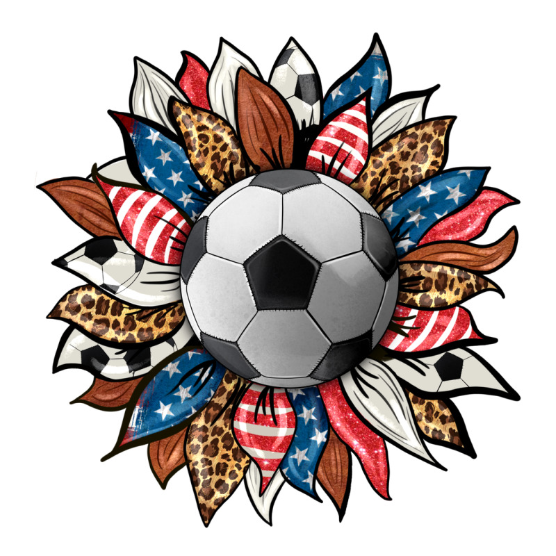 Football Sunflower Premium Tee by HRA Design Shop | Teevron