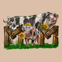 Western Mom With Spotted Pig And Baby Pig Urban Heavy Tee | Teevron