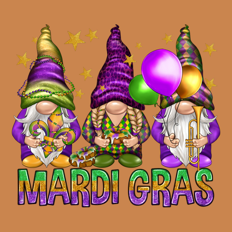 Mardi Gras Crew With Gnomes Heavyweight Hoodie by NancyCooperArtShop | Teevron