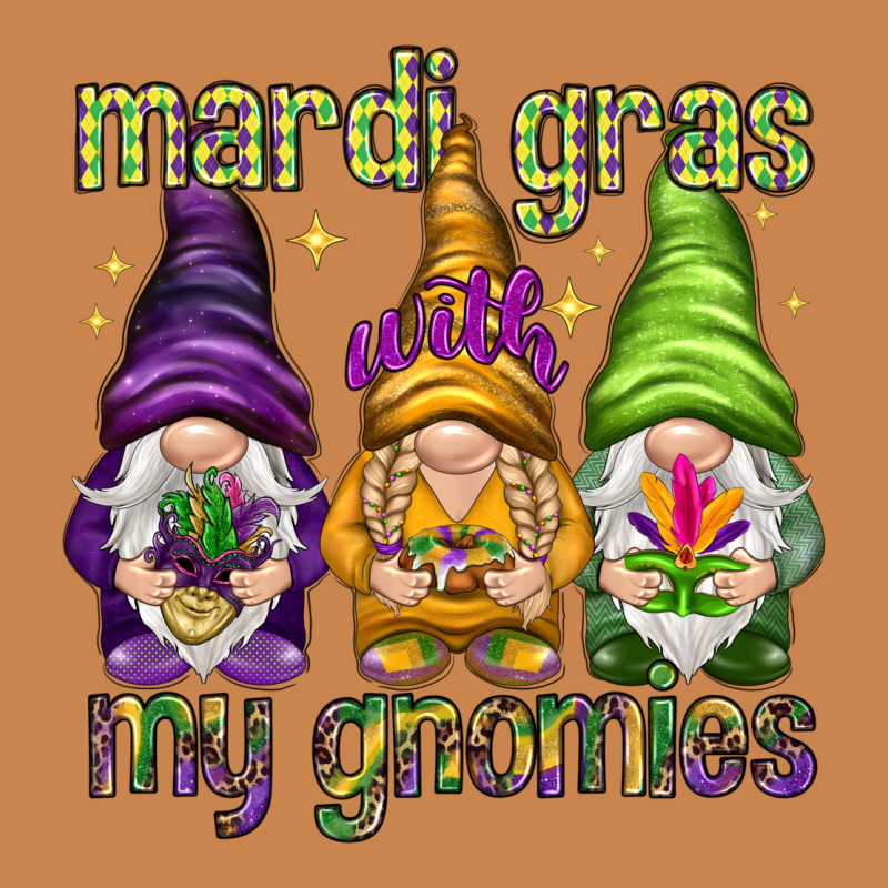 Mardi Gras With My Gnomes Heavyweight Hoodie by NancyCooperArtShop | Teevron