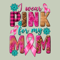 I Wear Pink For My Mom With Butterfly Ladies Tee | Teevron