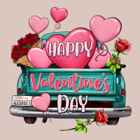 Happy Valentine's Day Turquoise Truck Premium Hoodie | Teevron