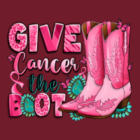 Give Cancer The Boot Zipper Hoodie | Teevron