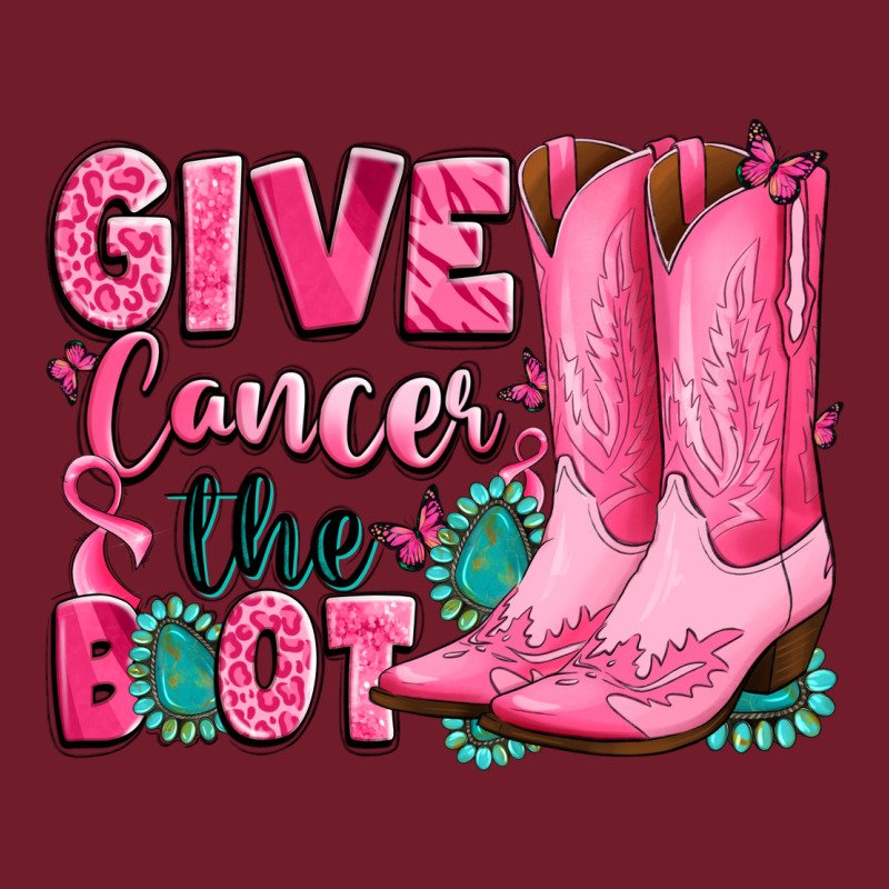 Give Cancer The Boot Zipper Hoodie by LillyAllenDesigns | Teevron