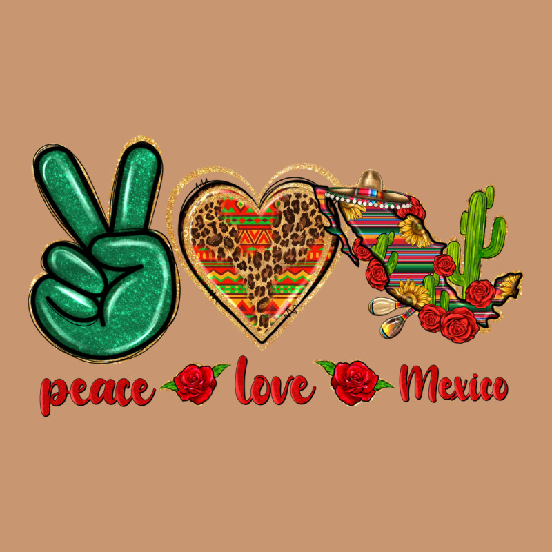 Peace Love Mexico Heavyweight Hoodie by texasbilliewilder | Teevron