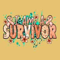 I Am A Survivor Peach Ribbon Premium Sweatshirt | Teevron