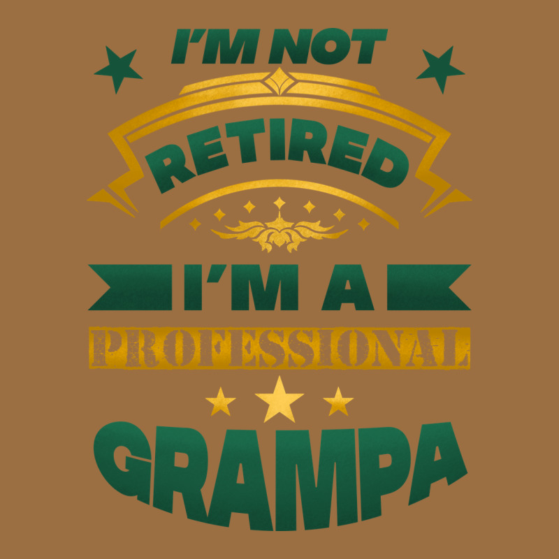 I'm Not Retired I'm A Professional Grampa Vintage Tee by Jasminsmagicworld | Teevron