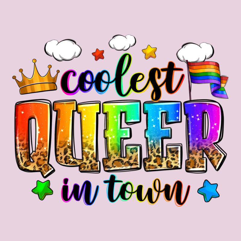 Coolest Queer In Town Ladies Tee by Zillion Design Studio | Teevron