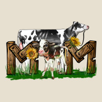 Western Holstein Cow And Baby Cow Mom Urban Heavy Tee | Teevron