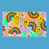 Smile Faces And Rainbow And Daisys Premium Hoodie | Teevron