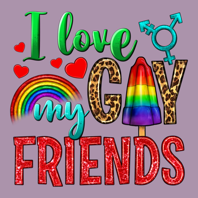 I Love My Gay Friends Heavyweight Hoodie by NancyCooperArtShop | Teevron