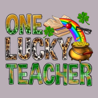 One Lucky Teacher St Patricks Vintage Tee | Teevron