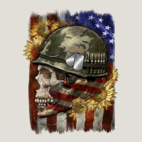 Army Skull 4th Of July Heavy Core Tee | Teevron