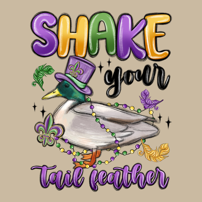 Shake Your Tail Feather Mardi Gras Long Sleeve Tee by MaliasSmallBusiness | Teevron
