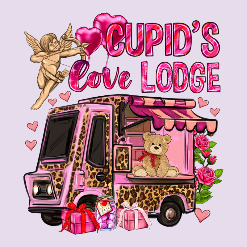 Cupid's Love Lodge With Truck Valentine's Day Premium Hoodie by HowdyJamesFarm | Teevron