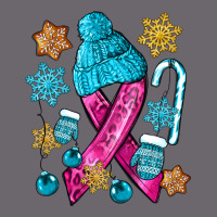 Winter Breast Cancer Ribbon Premium Sweatshirt | Teevron