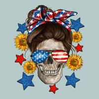 American Mom Skull Heavy Core Tee | Teevron