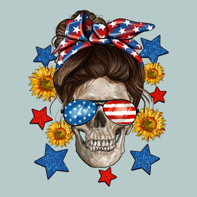 American Mom Skull Heavy Core Tee by Neo Western | Teevron