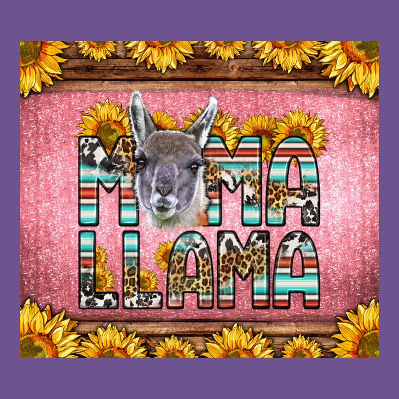 Mama Llama Sunflowers Vintage Tee by LillyAllenDesigns | Teevron