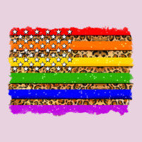 Lgbtq And Usa Flag Ladies Tee | Teevron