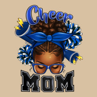 Cheer Mom Afro Messy Bun Heavyweight Hoodie | Teevron