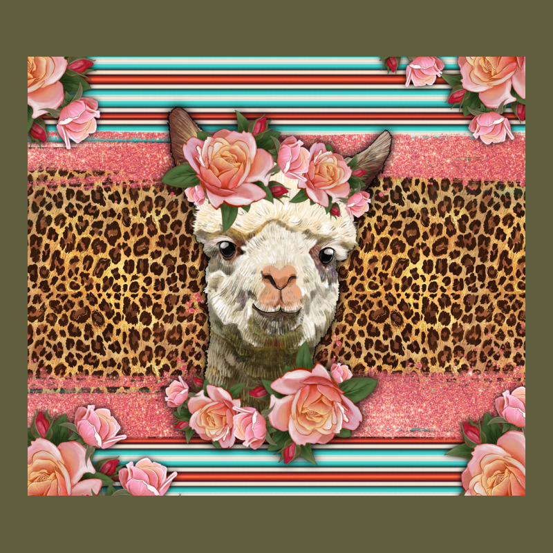 Llama And Roses Glitter Vintage Tee by LillyAllenDesigns | Teevron