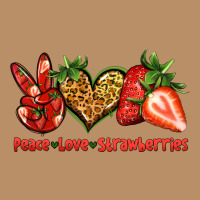 Peace Love Strawberries Vintage Hoodie | Teevron