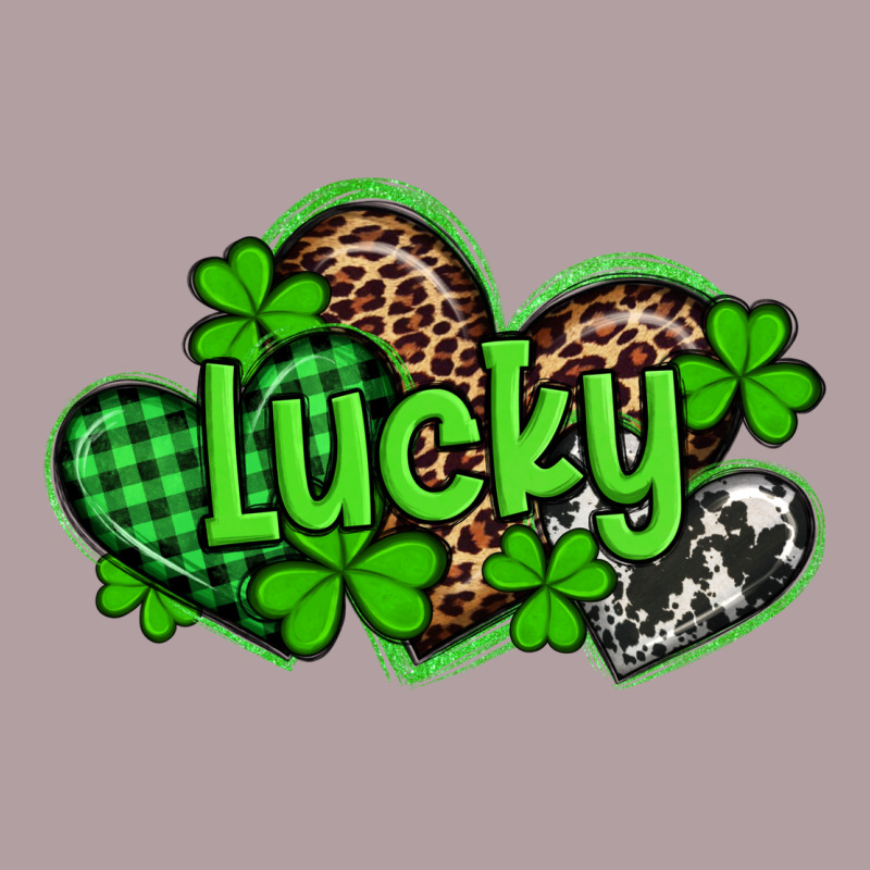 St Patricks Day Lucky Western Hearts Vintage Hoodie by Artiststas | Teevron