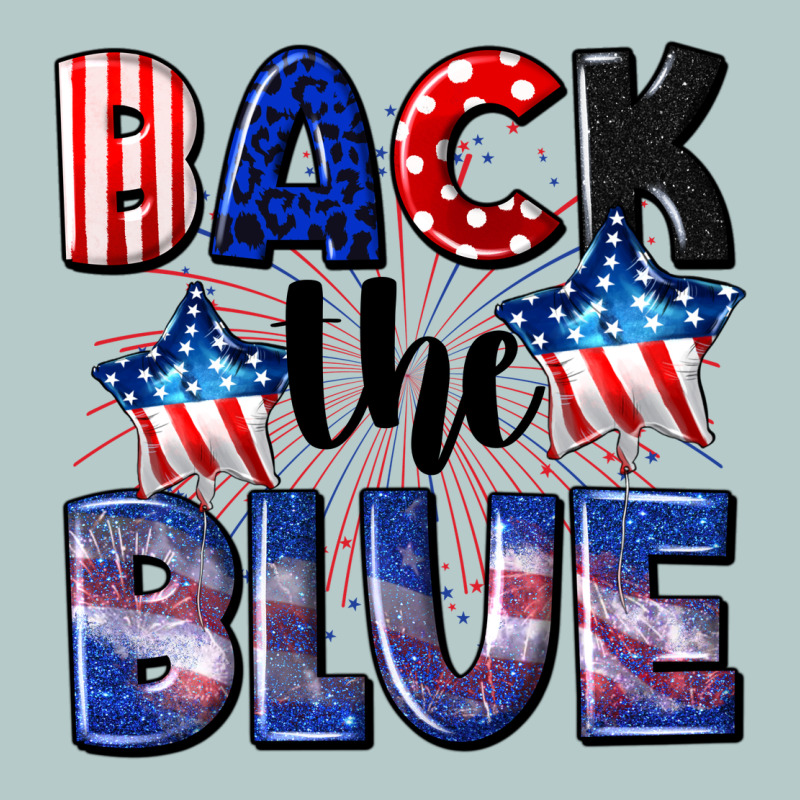 Back The Blue 4th Of July Heavy Core Tee by CowGirlArtShop | Teevron