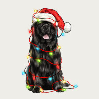 Christmas Newfoundland Dog Zipper Hoodie | Teevron