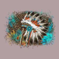 Indian Headress Sunflower Leopard Vintage Hoodie | Teevron
