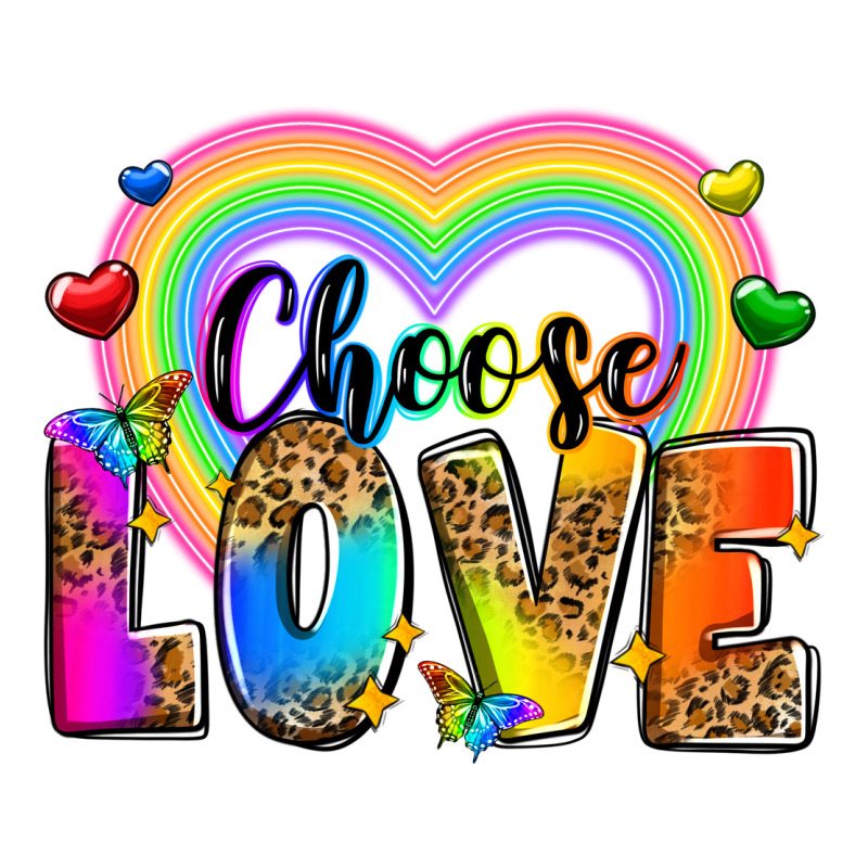 Choose Love Ladies Tee by Zillion Design Studio | Teevron
