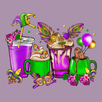 Mardi Gras Coffee Cups Heavyweight Hoodie | Teevron