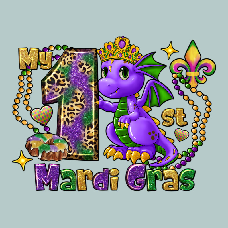 Dragon My First Mardi Gras Heavy Core Tee by FaDigitalArtStudio | Teevron