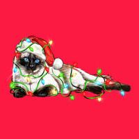 Christmas Siamese Cat Zipper Hoodie | Teevron