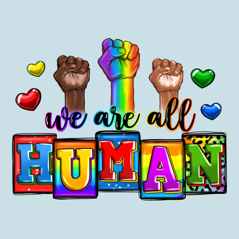 We Are All Human Ladies Tee by Zillion Design Studio | Teevron