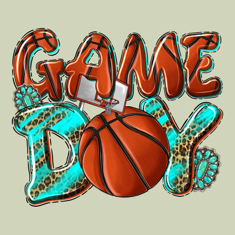 Game Day Leopard Basketball Heavyweight Hoodie by NancyCooperArtShop | Teevron