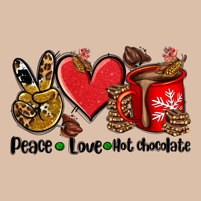 Peace Love  Hot Chocolate Urban Heavy Tee by AdoDesignShop | Teevron