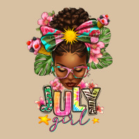 July Girl Afro Woman Summer Heavyweight Hoodie | Teevron